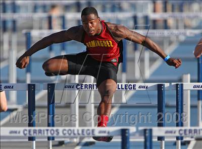 Thumbnail 3 in CIF State Championships (Boys 110m Hurdles - Preliminaries) photogallery.