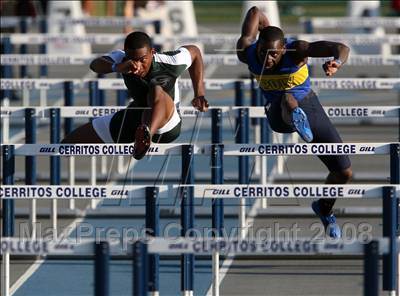 Thumbnail 1 in CIF State Championships (Boys 110m Hurdles - Preliminaries) photogallery.