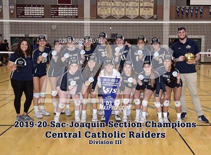 Thumbnail 3 in Central Catholic vs. Nevada Union (CIF SJS D3 Final) photogallery.