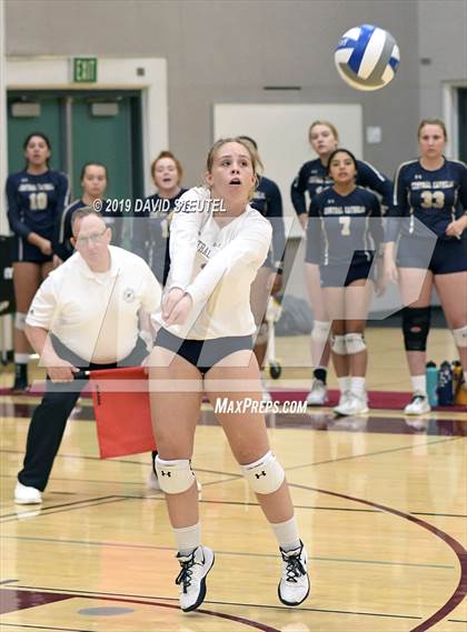 Thumbnail 2 in Central Catholic vs. Nevada Union (CIF SJS D3 Final) photogallery.