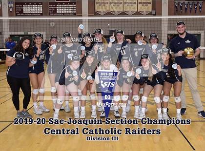 Thumbnail 2 in Central Catholic vs. Nevada Union (CIF SJS D3 Final) photogallery.
