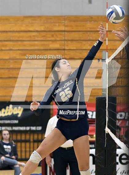 Thumbnail 3 in Central Catholic vs. Nevada Union (CIF SJS D3 Final) photogallery.