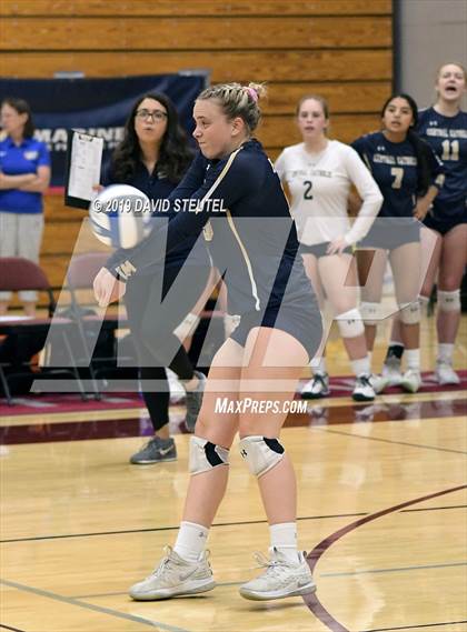 Thumbnail 2 in Central Catholic vs. Nevada Union (CIF SJS D3 Final) photogallery.