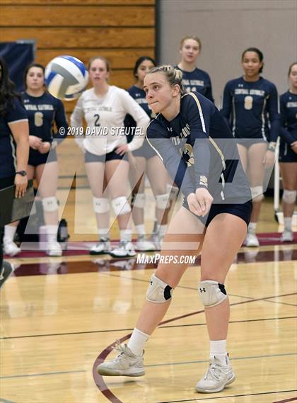 Thumbnail 1 in Central Catholic vs. Nevada Union (CIF SJS D3 Final) photogallery.