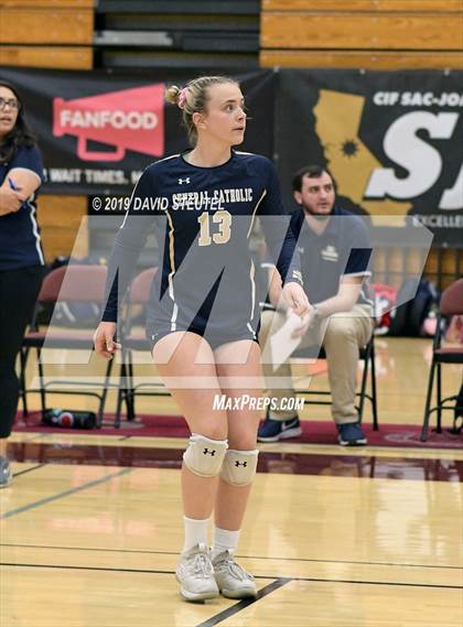 Thumbnail 2 in Central Catholic vs. Nevada Union (CIF SJS D3 Final) photogallery.