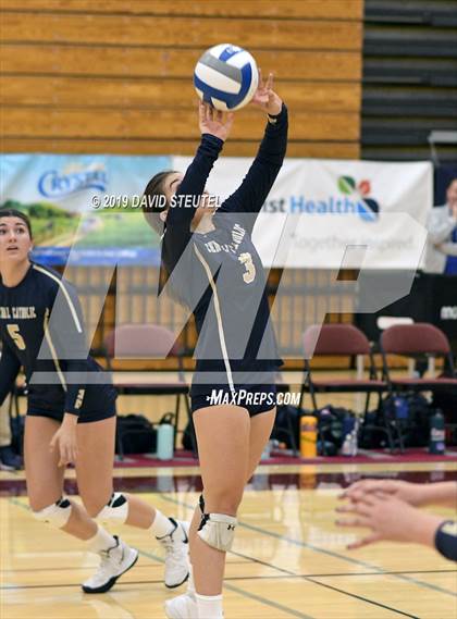 Thumbnail 3 in Central Catholic vs. Nevada Union (CIF SJS D3 Final) photogallery.