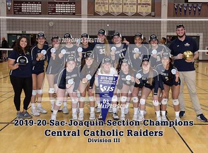 Thumbnail 2 in Central Catholic vs. Nevada Union (CIF SJS D3 Final) photogallery.