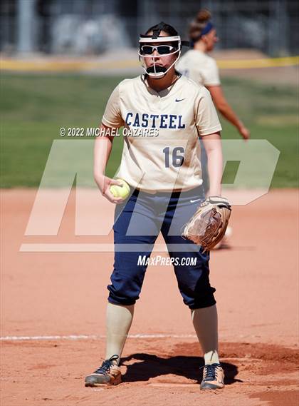 Thumbnail 3 in Sahuaro vs. Casteel (Hamilton Softball Invitational) photogallery.