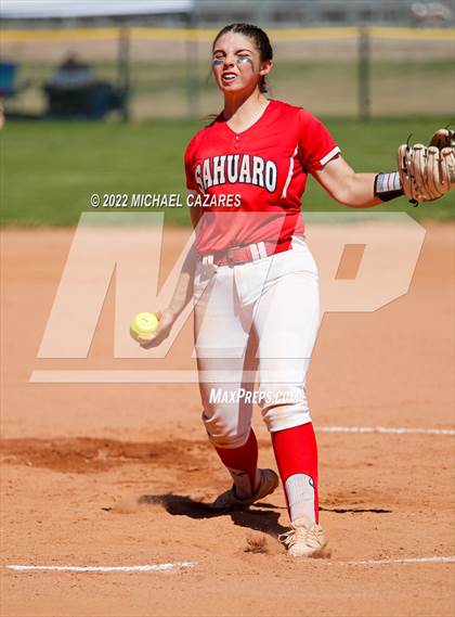Thumbnail 2 in Sahuaro vs. Casteel (Hamilton Softball Invitational) photogallery.