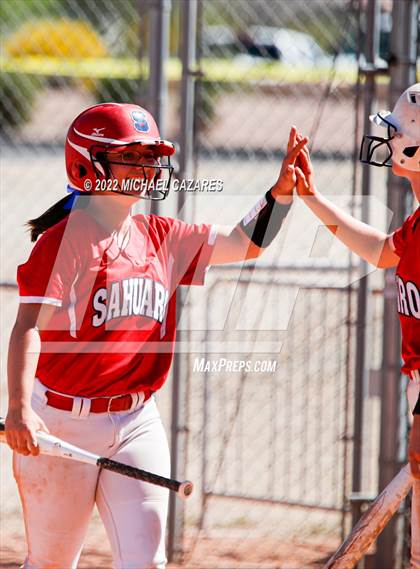 Thumbnail 3 in Sahuaro vs. Casteel (Hamilton Softball Invitational) photogallery.