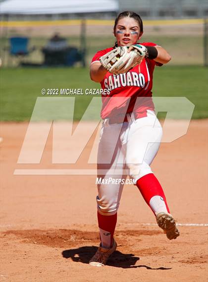 Thumbnail 1 in Sahuaro vs. Casteel (Hamilton Softball Invitational) photogallery.