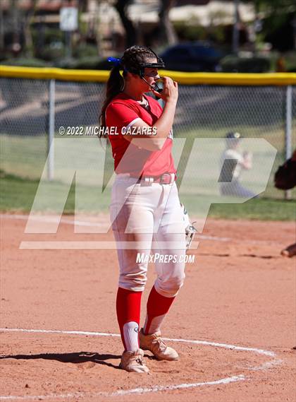 Thumbnail 3 in Sahuaro vs. Casteel (Hamilton Softball Invitational) photogallery.