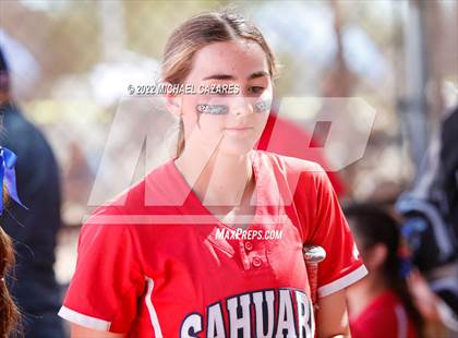 Thumbnail 3 in Sahuaro vs. Casteel (Hamilton Softball Invitational) photogallery.