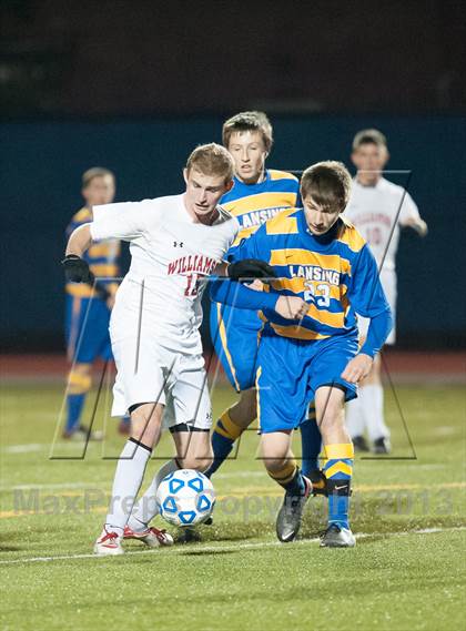 Thumbnail 2 in Williamson vs. Lansing (NYSPHSAA Class C Semifinal) photogallery.
