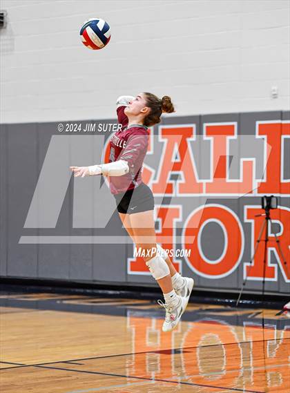 Thumbnail 2 in Fayetteville vs Richards (UIL  Volleyball 1A Region IV Quarterfinal) photogallery.