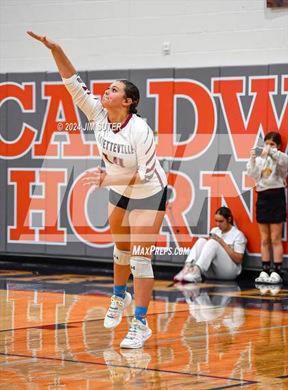 Thumbnail 3 in Fayetteville vs Richards (UIL  Volleyball 1A Region IV Quarterfinal) photogallery.