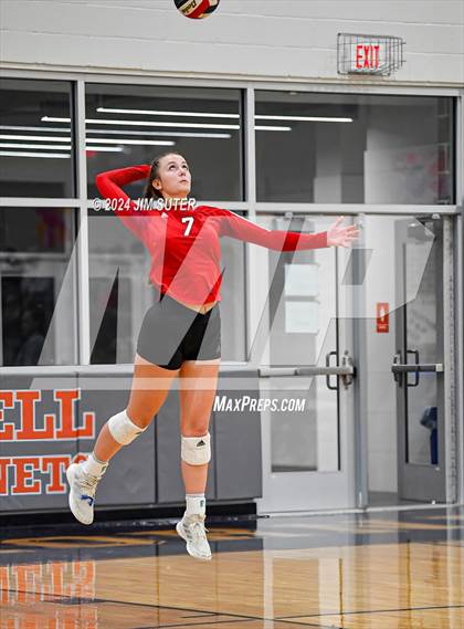 Thumbnail 3 in Fayetteville vs Richards (UIL  Volleyball 1A Region IV Quarterfinal) photogallery.