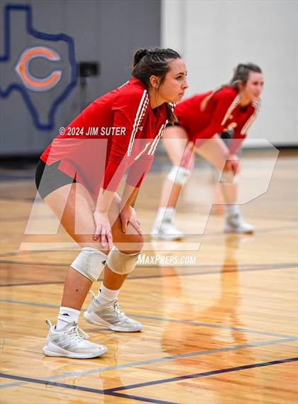 Thumbnail 3 in Fayetteville vs Richards (UIL  Volleyball 1A Region IV Quarterfinal) photogallery.