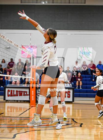 Thumbnail 1 in Fayetteville vs Richards (UIL  Volleyball 1A Region IV Quarterfinal) photogallery.