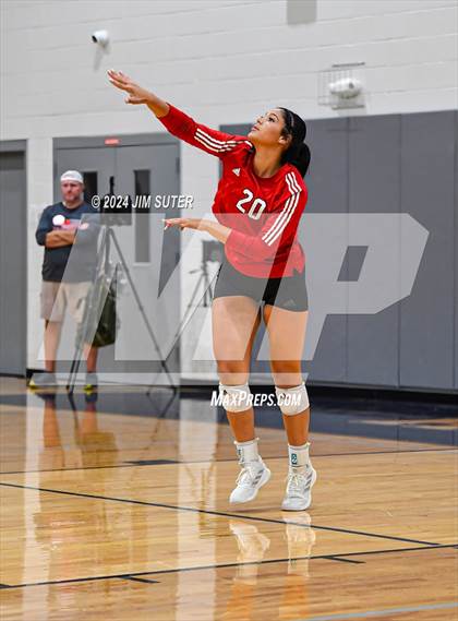 Thumbnail 3 in Fayetteville vs Richards (UIL  Volleyball 1A Region IV Quarterfinal) photogallery.