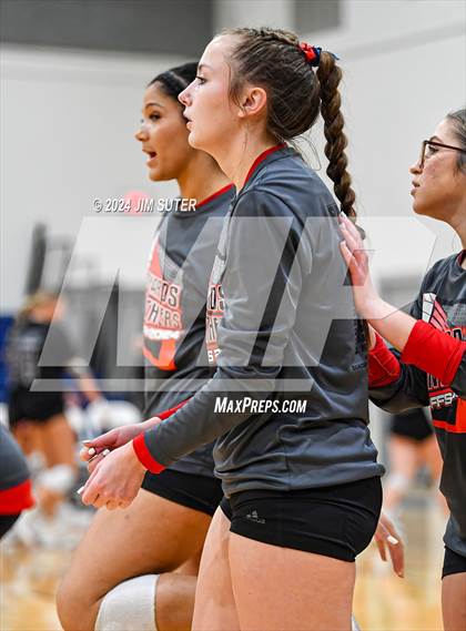 Thumbnail 3 in Fayetteville vs Richards (UIL  Volleyball 1A Region IV Quarterfinal) photogallery.