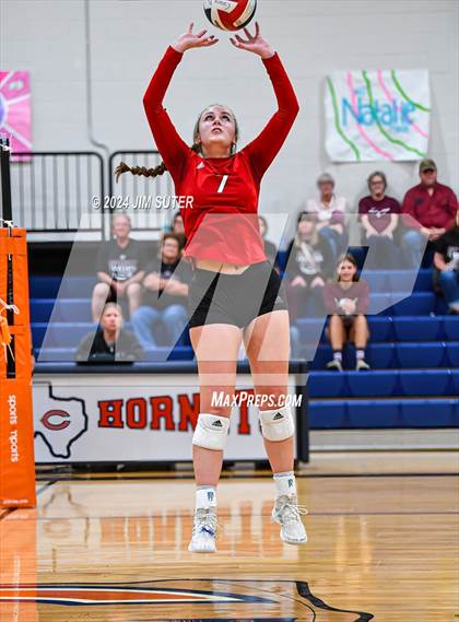 Thumbnail 3 in Fayetteville vs Richards (UIL  Volleyball 1A Region IV Quarterfinal) photogallery.