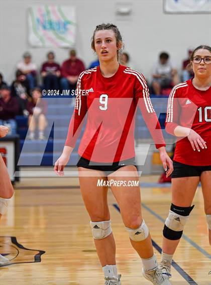 Thumbnail 1 in Fayetteville vs Richards (UIL  Volleyball 1A Region IV Quarterfinal) photogallery.