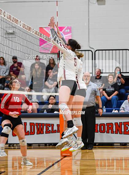 Thumbnail 3 in Fayetteville vs Richards (UIL  Volleyball 1A Region IV Quarterfinal) photogallery.