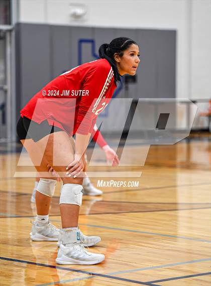 Thumbnail 2 in Fayetteville vs Richards (UIL  Volleyball 1A Region IV Quarterfinal) photogallery.