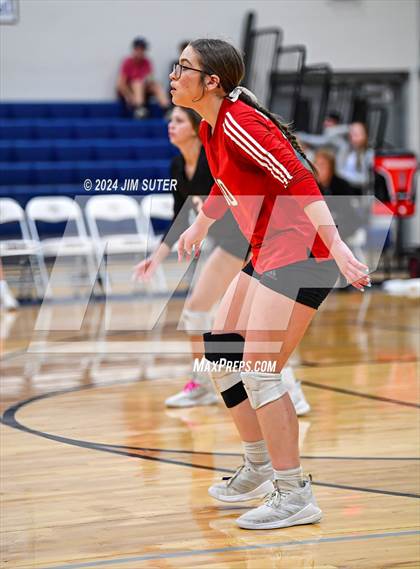 Thumbnail 2 in Fayetteville vs Richards (UIL  Volleyball 1A Region IV Quarterfinal) photogallery.