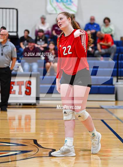 Thumbnail 1 in Fayetteville vs Richards (UIL  Volleyball 1A Region IV Quarterfinal) photogallery.