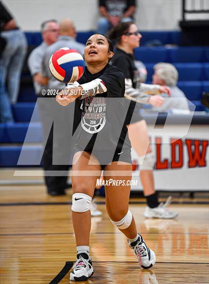 Thumbnail 3 in Fayetteville vs Richards (UIL  Volleyball 1A Region IV Quarterfinal) photogallery.