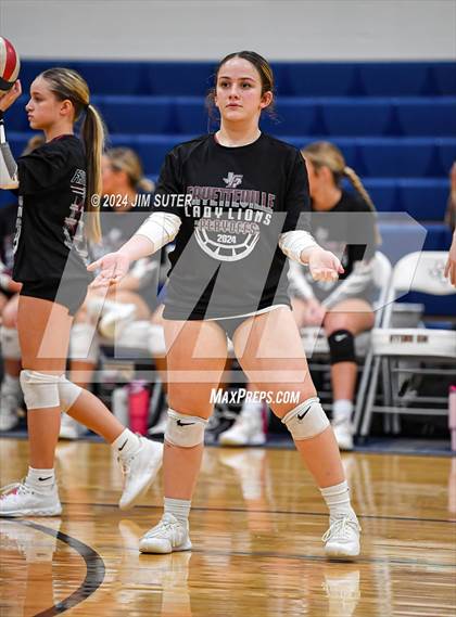 Thumbnail 2 in Fayetteville vs Richards (UIL  Volleyball 1A Region IV Quarterfinal) photogallery.