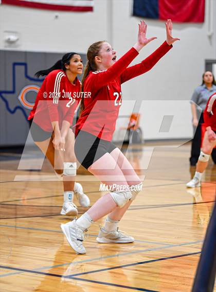Thumbnail 3 in Fayetteville vs Richards (UIL  Volleyball 1A Region IV Quarterfinal) photogallery.