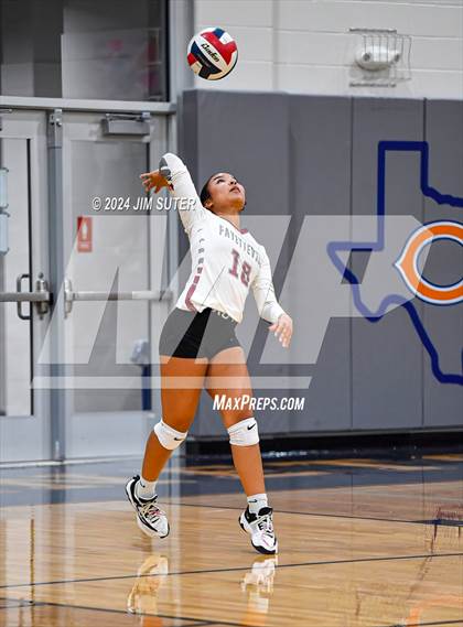 Thumbnail 3 in Fayetteville vs Richards (UIL  Volleyball 1A Region IV Quarterfinal) photogallery.