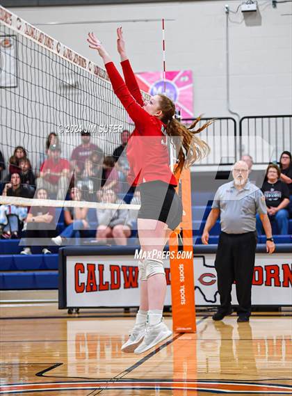 Thumbnail 1 in Fayetteville vs Richards (UIL  Volleyball 1A Region IV Quarterfinal) photogallery.