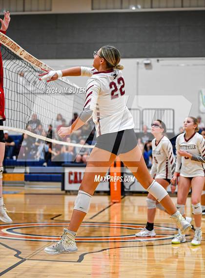 Thumbnail 1 in Fayetteville vs Richards (UIL  Volleyball 1A Region IV Quarterfinal) photogallery.