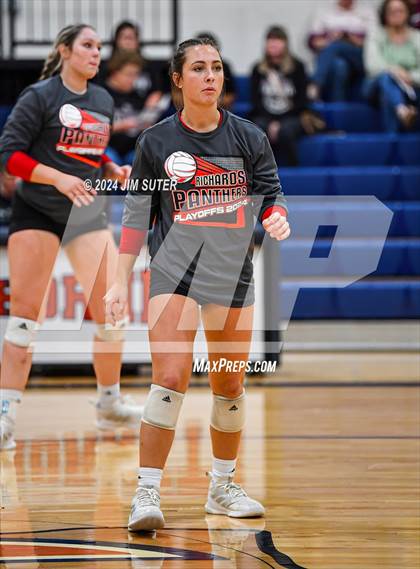 Thumbnail 3 in Fayetteville vs Richards (UIL  Volleyball 1A Region IV Quarterfinal) photogallery.
