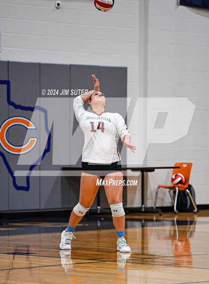 Thumbnail 1 in Fayetteville vs Richards (UIL  Volleyball 1A Region IV Quarterfinal) photogallery.
