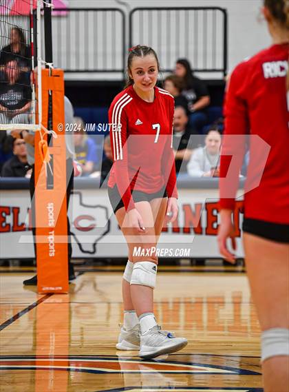 Thumbnail 2 in Fayetteville vs Richards (UIL  Volleyball 1A Region IV Quarterfinal) photogallery.