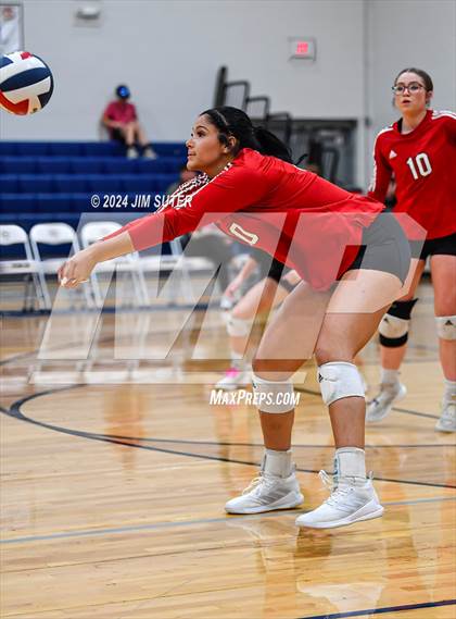 Thumbnail 3 in Fayetteville vs Richards (UIL  Volleyball 1A Region IV Quarterfinal) photogallery.