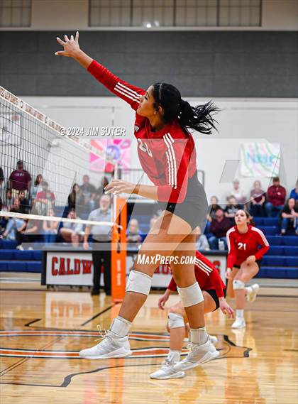 Thumbnail 3 in Fayetteville vs Richards (UIL  Volleyball 1A Region IV Quarterfinal) photogallery.