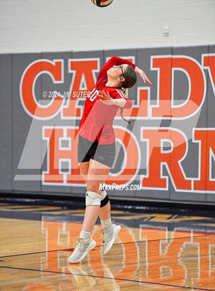 Thumbnail 1 in Fayetteville vs Richards (UIL  Volleyball 1A Region IV Quarterfinal) photogallery.