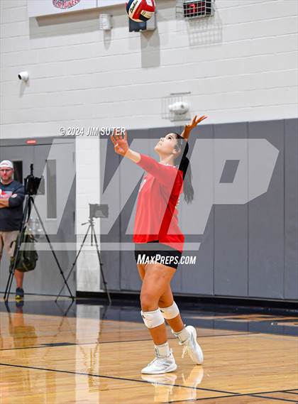 Thumbnail 3 in Fayetteville vs Richards (UIL  Volleyball 1A Region IV Quarterfinal) photogallery.