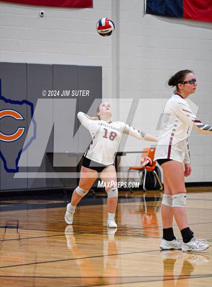 Thumbnail 1 in Fayetteville vs Richards (UIL  Volleyball 1A Region IV Quarterfinal) photogallery.
