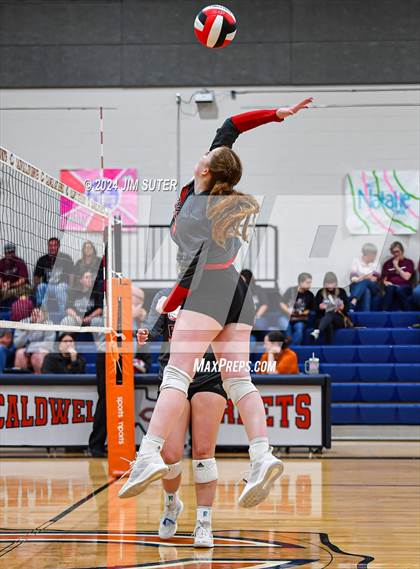 Thumbnail 3 in Fayetteville vs Richards (UIL  Volleyball 1A Region IV Quarterfinal) photogallery.