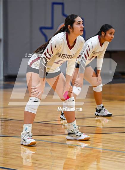 Thumbnail 3 in Fayetteville vs Richards (UIL  Volleyball 1A Region IV Quarterfinal) photogallery.