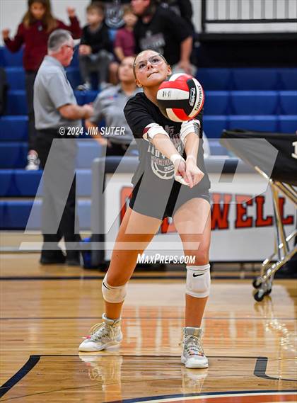 Thumbnail 1 in Fayetteville vs Richards (UIL  Volleyball 1A Region IV Quarterfinal) photogallery.