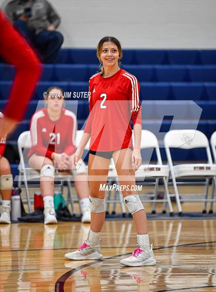 Thumbnail 2 in Fayetteville vs Richards (UIL  Volleyball 1A Region IV Quarterfinal) photogallery.
