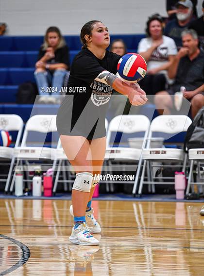 Thumbnail 1 in Fayetteville vs Richards (UIL  Volleyball 1A Region IV Quarterfinal) photogallery.